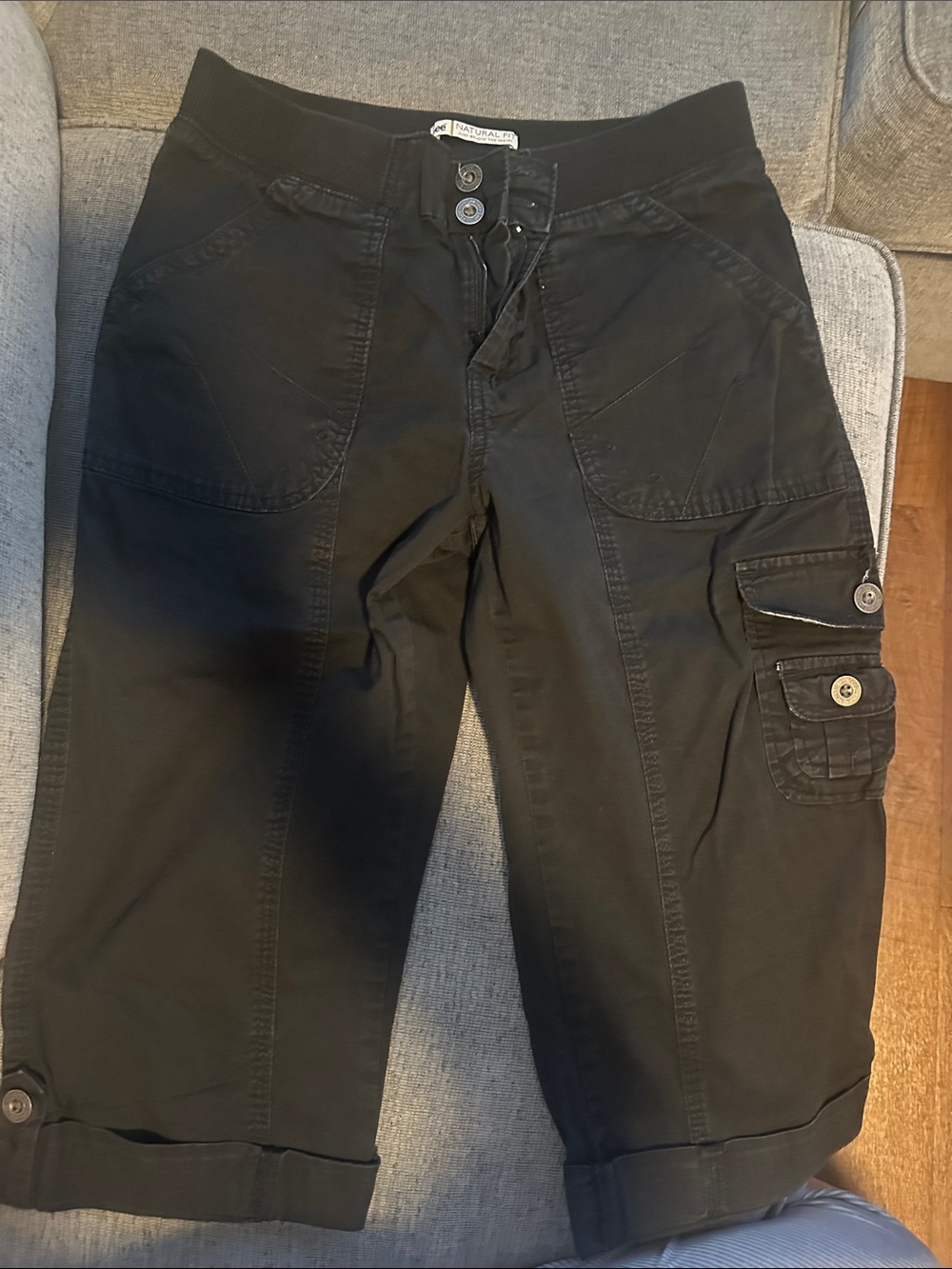 Lee Black Men’s Cargo Capri Pants